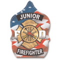 US Flag Junior Firefighter Plastic Fire Helmet